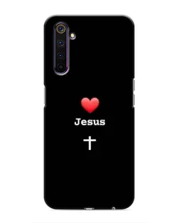 Чохол для Realme 6 Pro з картинкою «Серце - Jesus»