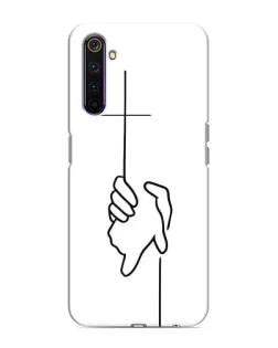Чохол для Realme 6 Pro з картинкою «Рука тримає»
