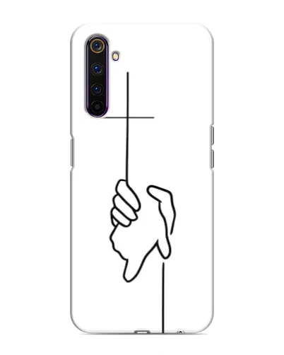 Чехол для Realme 6 Pro с картинкой «Рука держит»