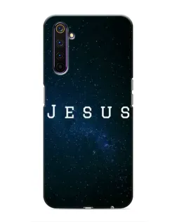 Чехол для Realme 6 Pro с картинкой «Звездное небо Jesus»