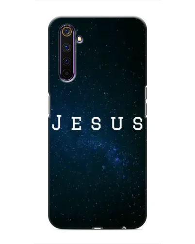 Чехол для Realme 6 Pro с картинкой «Звездное небо Jesus»