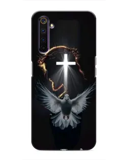 Чехол для Realme 6 Pro с картинкой «Голубь и Свет»