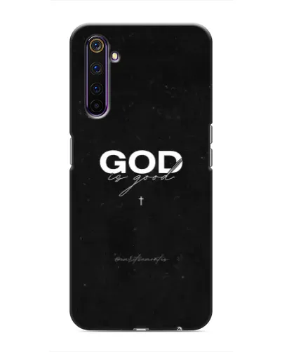 Чехол для Realme 6 Pro с картинкой «GOD — Бог над всем»