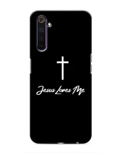 Чехол для Realme 6 Pro с картинкой «Иисус любит тебя»