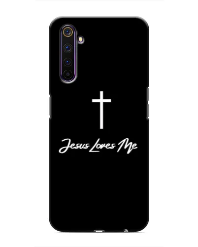 Чехол для Realme 6 Pro с картинкой «Иисус любит тебя»