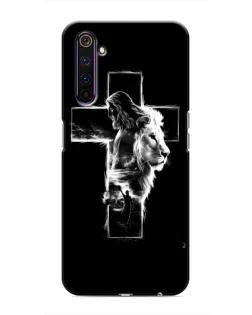 Чехол для Realme 6 Pro с картинкой «Сияющий крест Jesus»