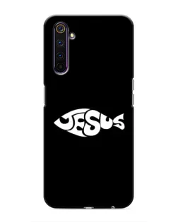 Чехол для Realme 6 Pro с картинкой «Рыба Jesus»
