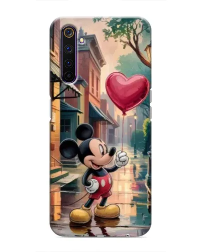 Чехол для Realme 6 Pro с картинкой «Микки и шарик-сердце» Чехол для Realme 6 Pro с картинкой «Микки и шарик-сердце»