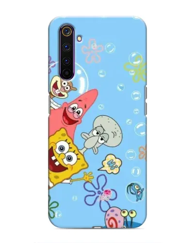 Чехол для Realme 6 Pro с картинкой «Веселые пузырьки»