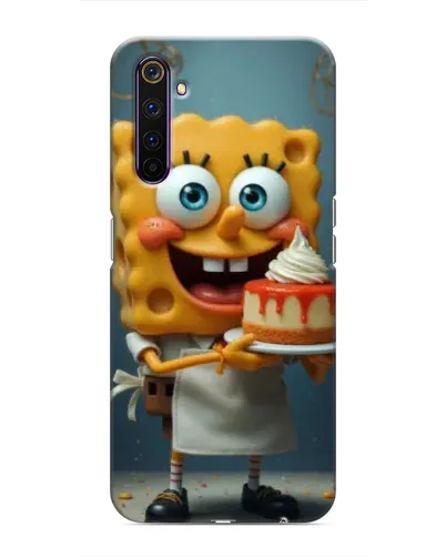 Чехол для Realme 6 Pro с картинкой «Повар Спанч Боб»