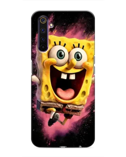 Чехол для Realme 6 Pro с картинкой «Взрывной Спанч Боб»