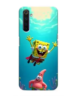 Чехол для Realme 6 Pro с картинкой «Спанч Боб под водой» Чехол для Realme 6 Pro с картинкой «Спанч Боб под водой»