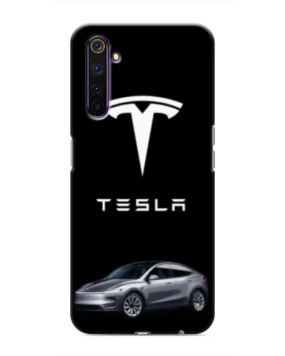 Чехол для Realme 6 Pro с картинкой «Tesla Model Y»