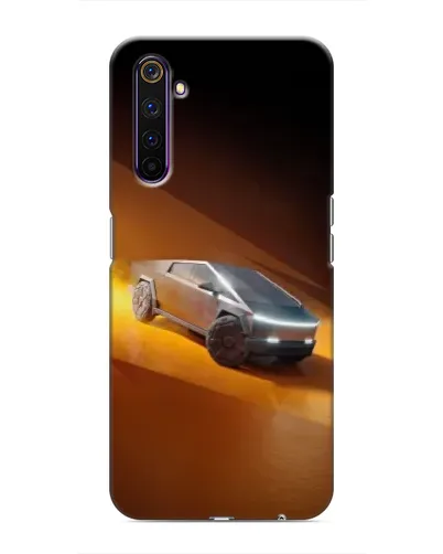 Чехол для Realme 6 Pro с картинкой «Cybertruck в пустыне»