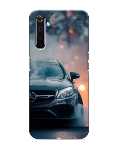 Чехол для Realme 6 Pro с картинкой «Mercedes — ночной город» Чехол для Realme 6 Pro с картинкой «Mercedes — ночной город»
