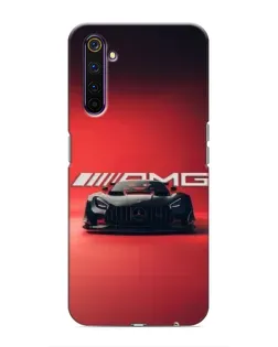 Чехол для Realme 6 Pro с картинкой «Mercedes AMG — красная линия»
