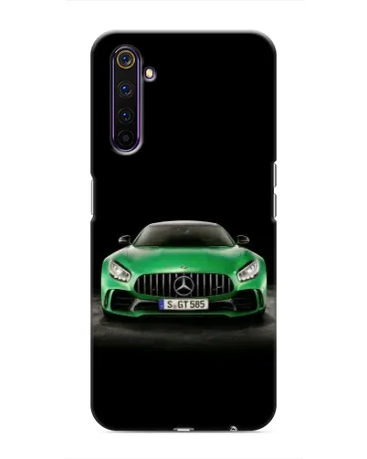 Чехол для Realme 6 Pro с картинкой «Mercedes — неоновый лого» Чехол для Realme 6 Pro с картинкой «Mercedes — неоновый лого»