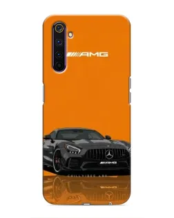 Чехол для Realme 6 Pro с картинкой «Оранжевый Mercedes AMG»