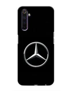 Чехол для Realme 6 Pro с картинкой «Mercedes классический лого»