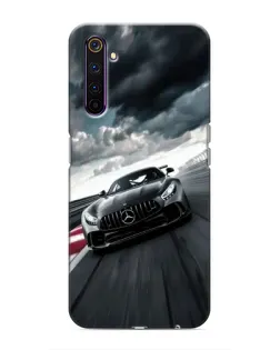 Чехол для Realme 6 Pro с картинкой «Гоночный Mercedes AMG»