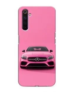 Чохол для Realme 6 Pro з картинкою «Рожевий Mercedes AMG»