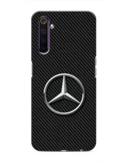 Чохол для Realme 6 Pro з картинкою «Карбоновий Mercedes стиль»
