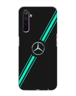 Чохол для Realme 6 Pro з картинкою «Спортивні лінії Mercedes»