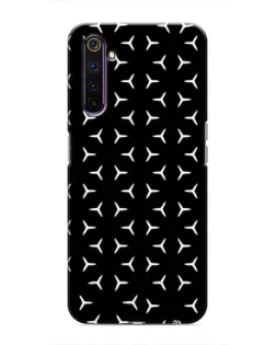 Чохол для Realme 6 Pro з картинкою «Mercedes паттерн зірок»