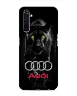 Чехол для Realme 6 Pro с картинкой «Пантера и Audi»