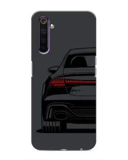 Чехол для Realme 6 Pro с картинкой «Задняя часть Audi — арт»