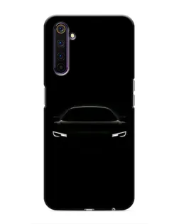 Чехол для Realme 6 Pro с картинкой «Взгляд Audi в темноте»