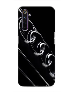 Чехол для Realme 6 Pro с картинкой «Audi — абстрактные кольца»