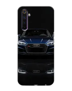 Чехол для Realme 6 Pro с картинкой «Audi — ночное отражение»