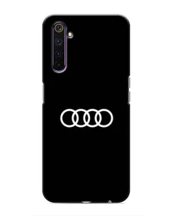 Чехол для Realme 6 Pro с картинкой «Audi White Logo»