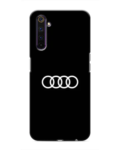 Чехол для Realme 6 Pro с картинкой «Audi White Logo»