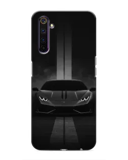 Чохол для Realme 6 Pro з картинкою «Lamborghini симетрія доріг»