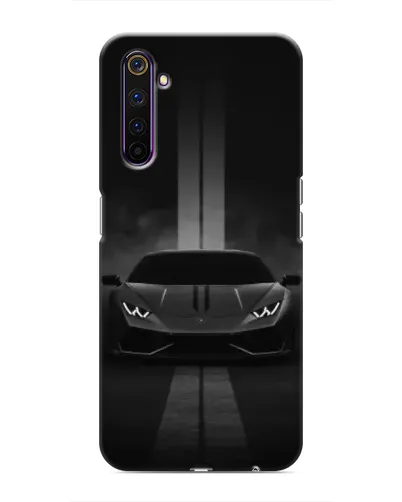 Чохол для Realme 6 Pro з картинкою «Lamborghini симетрія доріг»
