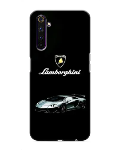 Чохол для Realme 6 Pro з картинкою «Логотип Lamborghini класика»
