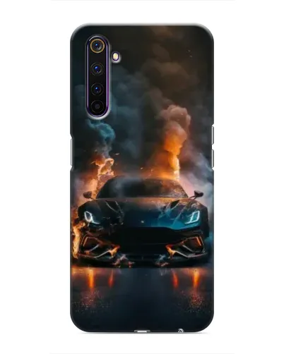 Чохол для Realme 6 Pro з картинкою «Lamborghini димна естетика»
