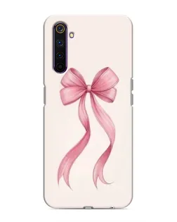 Чохол для Realme 6 Pro з картинкою «Рожевий бант»