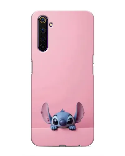 Чехол для Realme 6 Pro с картинкой «Stitch выглядывает»