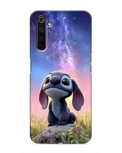 Чехол для Realme 6 Pro с картинкой «Стич на рассвете»
