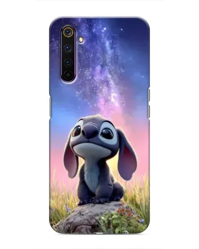 Чехол для Realme 6 Pro с картинкой «Стич на рассвете»