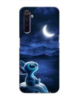 Чехол для Realme 6 Pro с картинкой «Лунная ночь Стича»