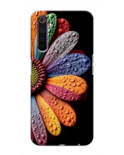 Чехол для Realme 6 Pro с картинкой «Радужный цветок»
