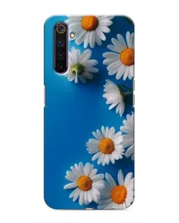 Чехол для Realme 6 Pro с картинкой «Белоснежные маргаритки»