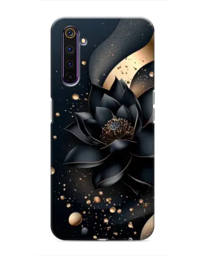 Чехол для Realme 6 Pro с картинкой «Черный лотос»