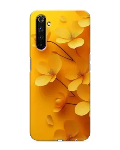 Чехол для Realme 6 Pro с картинкой «Золотые лепестки»
