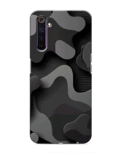 Чохол для Realme 6 Pro з картинкою «Темний абстрактний камуфляж»