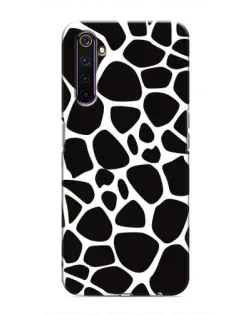 Чехол для Realme 6 Pro с картинкой «Черно-белый жираф»